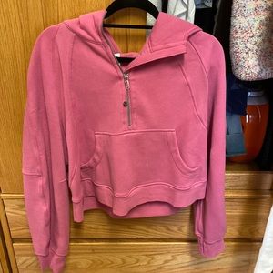 Scuba half zip hoodie